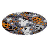 幽霊不気味と不気味なかわいいモンスター カッティングボード (角)