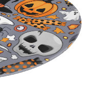 幽霊不気味と不気味なかわいいモンスター カッティングボード (角)