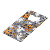 幽霊不気味と不気味なかわいいモンスター クレジットカード栓抜き (正面アングル)