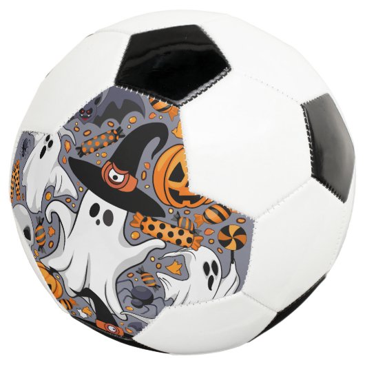 幽霊不気味と不気味なかわいいモンスター サッカーボール (3/4)
