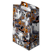 幽霊不気味と不気味なかわいいモンスター スモールペーパーバッグ (正面アングル)