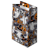 幽霊不気味と不気味なかわいいモンスター スモールペーパーバッグ (裏面アングル)