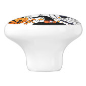 幽霊不気味と不気味なかわいいモンスター セラミックノブ (側面)