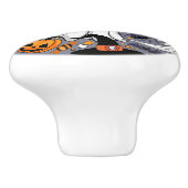 幽霊不気味と不気味なかわいいモンスター セラミックノブ (側面)