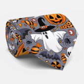 幽霊不気味と不気味なかわいいモンスター ネクタイ (ロール)