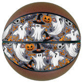 幽霊不気味と不気味なかわいいモンスター バスケットボール (正面)