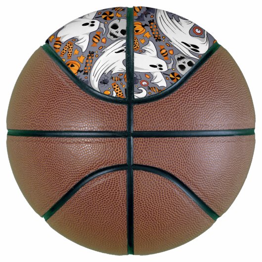 幽霊不気味と不気味なかわいいモンスター バスケットボール (右)