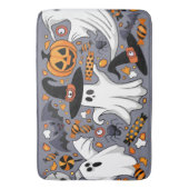 幽霊不気味と不気味なかわいいモンスター バスマット (正面縦)