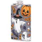 幽霊不気味と不気味なかわいいモンスター フラスク (左)