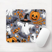 幽霊不気味と不気味なかわいいモンスター マウスパッド (マウス)