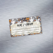 幽霊不気味と不気味なかわいいモンスター マグネット名刺 (インサイチュ)