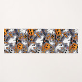 幽霊不気味と不気味なかわいいモンスター ヨガマット (正面(横))