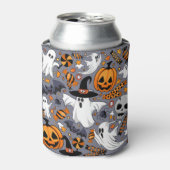 幽霊不気味と不気味なかわいいモンスター 缶クーラー (缶正面)