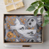 幽霊不気味と不気味なかわいいモンスター 薄葉紙 (ギフト)