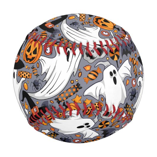 幽霊不気味と不気味なかわいいモンスター 野球ボール (正面)