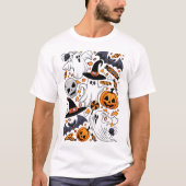 幽霊不気味と不気味なかわいいモンスター Tシャツ (正面)