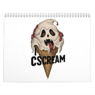 幽霊不気味アイスクリーム「I CSCREAM」 カレンダー