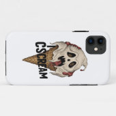 幽霊不気味アイスクリーム「I CSCREAM」 Case-Mate iPhoneケース (裏面(横))