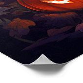 幽霊不気味アートポスター ポスター (角)