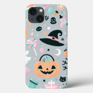 幽霊不気味カウボーイキュートハロウィーンブウェスタン iPhone 13ケース