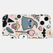 幽霊不気味カウボーイキュートハロウィーンブウェスタン Case-Mate iPhoneケース (裏面 (横))
