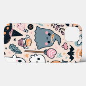幽霊不気味カウボーイキュートハロウィーンブーウェスタンパス Case-Mate iPhoneケース (裏面 (横))
