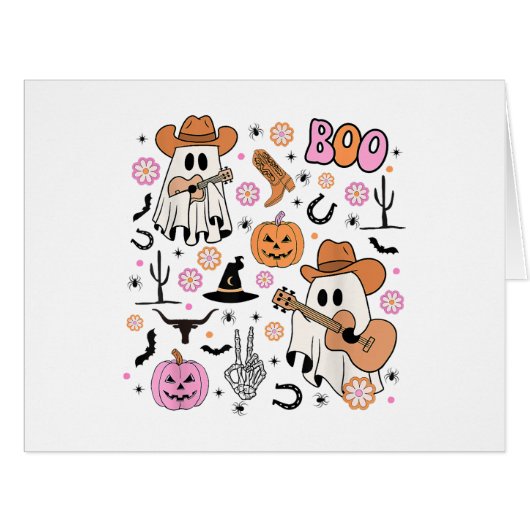 幽霊不気味カウボーイキュートハロウィーンブーウェスタンレー (正面横)