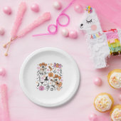 幽霊不気味カウボーイキュートハロウィーンブーウェスタンレー ペーパープレート (パーティー)