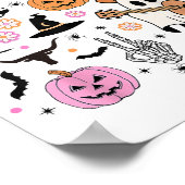 幽霊不気味カウボーイキュートハロウィーンブーウェスタンレー ポスター (角)