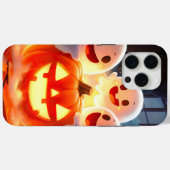 幽霊不気味カボチャパーティーグロー Case-Mate iPhoneケース (裏面 (横))
