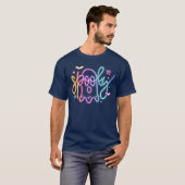 幽霊不気味シーズンコケット弓トリックまたはトリートハ Tシャツ (正面フル)