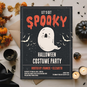 幽霊不気味ハロウィーンの衣装パーティー 招待状