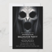 幽霊不気味ハロウィーンの衣装パーティー 招待状 (正面)
