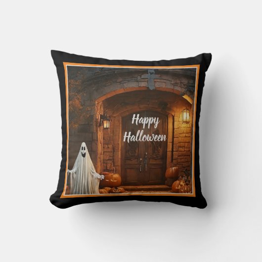 幽霊不気味ハロウィーンコレクション クッション (正面)