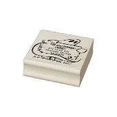 幽霊不気味ハロウィーンファミリー差出人住所 ラバースタンプ (スタンプ)