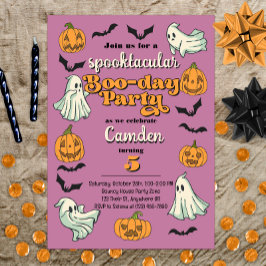 幽霊不気味ハロウィーン秋誕生日パーティー 招待状