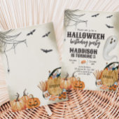 幽霊不気味ハロウィーン誕生日パーティー 招待状