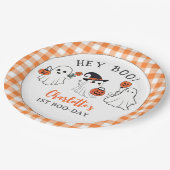 幽霊不気味ハロウィーン誕生日紙プレート ペーパープレート (アングル)