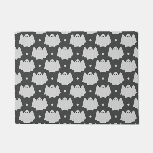 幽霊不気味ハロウィーン ドアマット (正面)