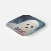 幽霊不気味ハロウィーン ペーパープレート (傾斜あり)