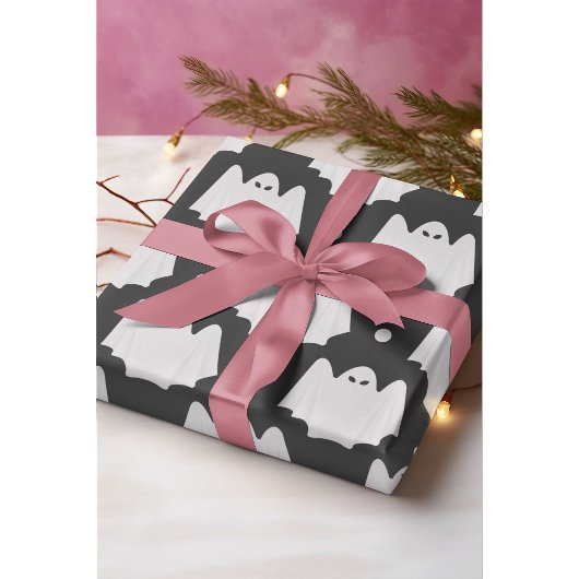 幽霊不気味ハロウィーン ラッピングペーパー