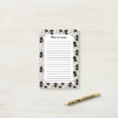 幽霊不気味パンプキンポーズ ポストイット (デスク上)