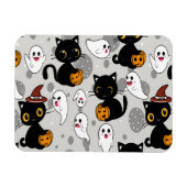 幽霊不気味パンプキンポーズ マグネット (横)