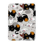 幽霊不気味パンプキンポーズ マグネット (縦)