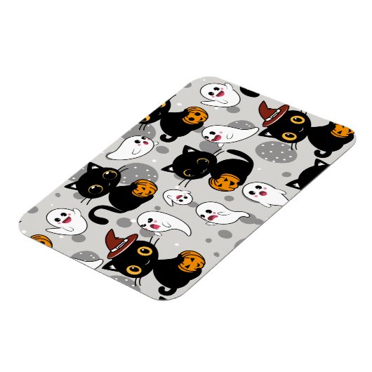 幽霊不気味パンプキンポーズ マグネット (左側)