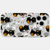 幽霊不気味パンプキンポーズ Case-Mate iPhoneケース (裏面 (横))
