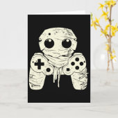 幽霊不気味ミイムゲーム制御コントローラのハロウィーンガム カード (黄色い花)