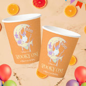 幽霊不気味ムーンワンボーイハロウィーン1歳の誕生日 紙コップ