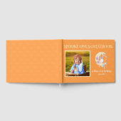 幽霊不気味ムーンワンボーイ1stバースデーハロウィーン ゲストブック (全面)