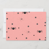 幽霊不気味2ハロウィン2回目の誕生日パーティー 招待状 (裏面)